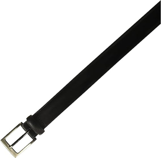 Men’s Genuine Leather Reversible Dress Belt – Dual-Sided Black & Brown, Classic Buckle, 1.26" Wide, Adjustable for Waist Size 30-44"